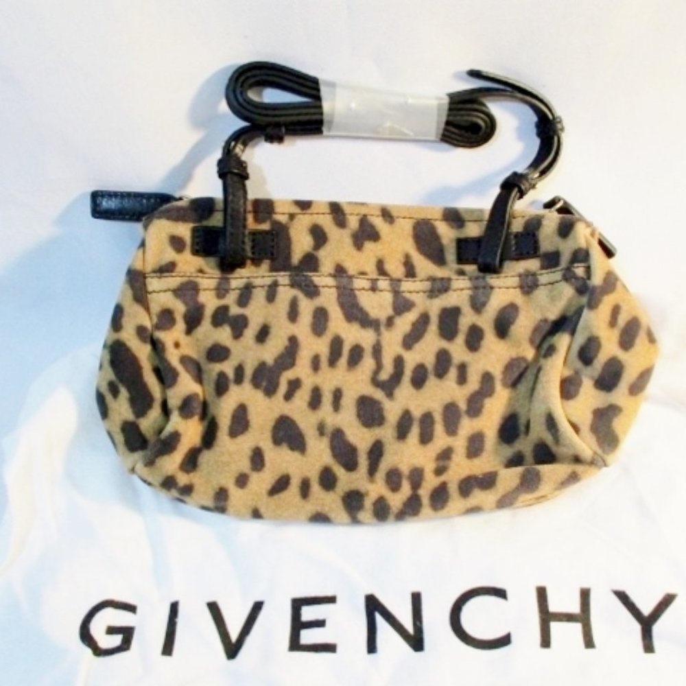 GIVENCHY PANDORA LEOPARDl Bag Satchel Purse